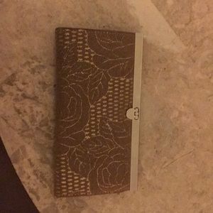 Floral print wallet/clutch